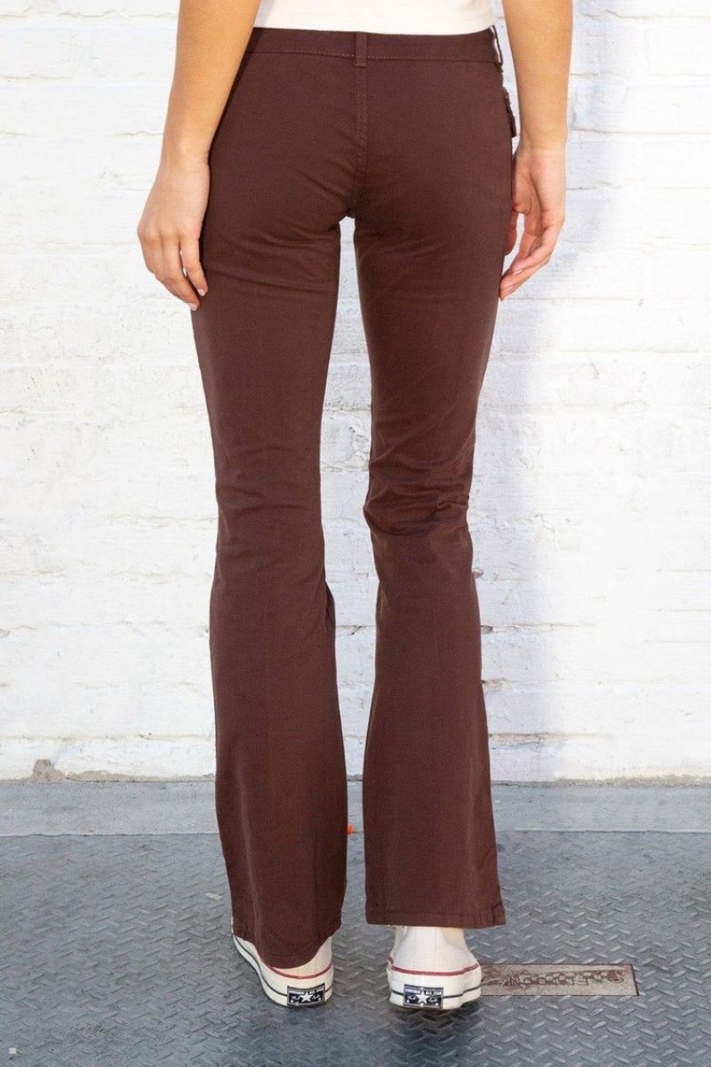 Pantalon Brandy Melville Agatha Chocolat | PFQ-62346011